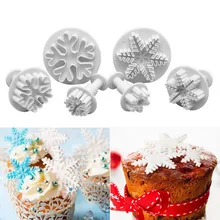 3 предмета в комплекте из сахара, инструменты для украшения торта Fondant (сахарная) вырубки инструменты печенья торт форма снежинки комплект а...