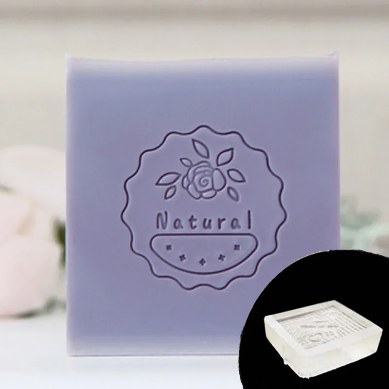 Acrylic Flower Rose Resin Chapter, DIY Handmade Natural Soap Making, Clear Stamp, Mini Patterns Sealing Wax Tools