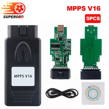 

5pcs A+++ Quality ECU Chip Tuning MPPS V16 For EDC15 EDC16 CHECKSUM Excellent MPPS