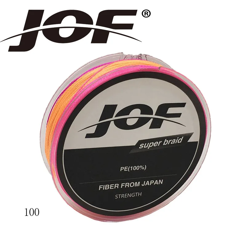 

Jof Five-color 100 M Dyneema Fishing Line Ten M Yi Se PE Line Xin Force Fishing Gear Fishing Line