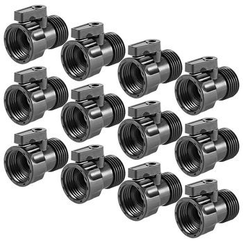 

12 Pack 3/4 inch Plastic Garden Hose Globe Valve-for Control of Telescopic Hose Valve