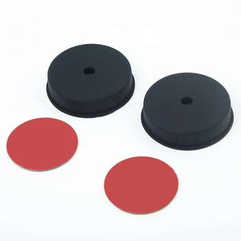 

Black Steering Wheel Button Round Receiver Box Wireless Control Stereo
