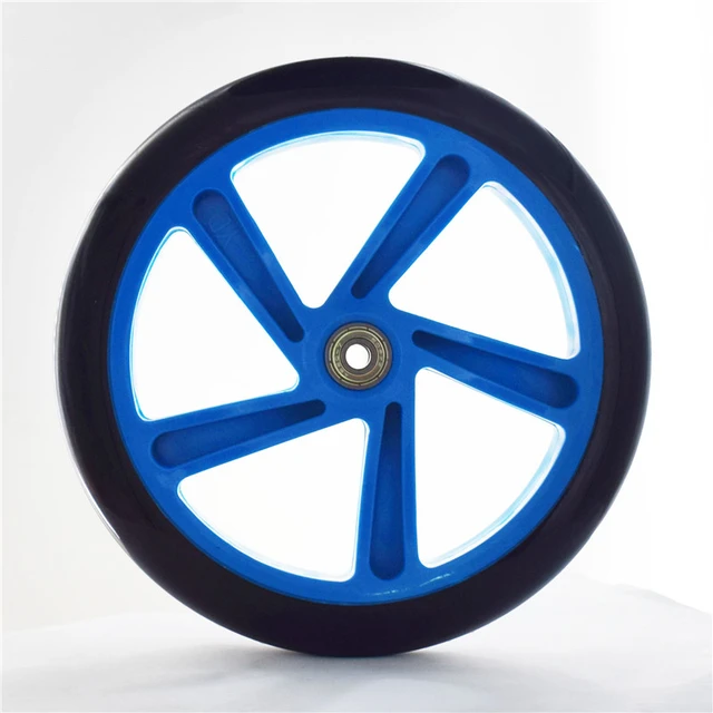Ruote per Scooter con ruote grandi blu da 20CM durevoli 20 cmx4cm ruote per  carrello elastiche Anti-vibrazione in PU rosso con diametro di 200mm -  AliExpress