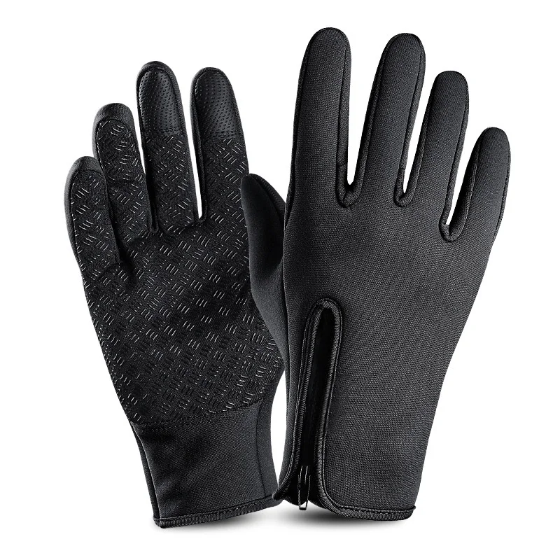 Практичные и прочные зимние перчатки унисекс для езды на велосипеде, лыжах, на открытом воздухе, с сенсорным экраном, водонепроницаемые, теплые, тепловые, ветрозащитные, противообрастающие