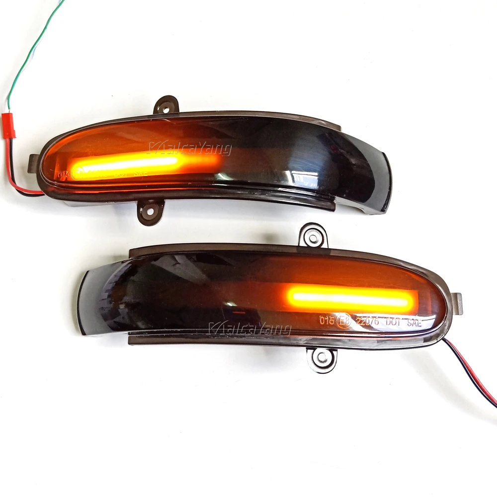 2PCS For Ford Fiesta 2002-up C-Max 2007-up Focus MK2 2004-2007 Galaxy LED Dynamic Side Marker Light Car Turn Signal Blinker Lamp - 34 - View #5