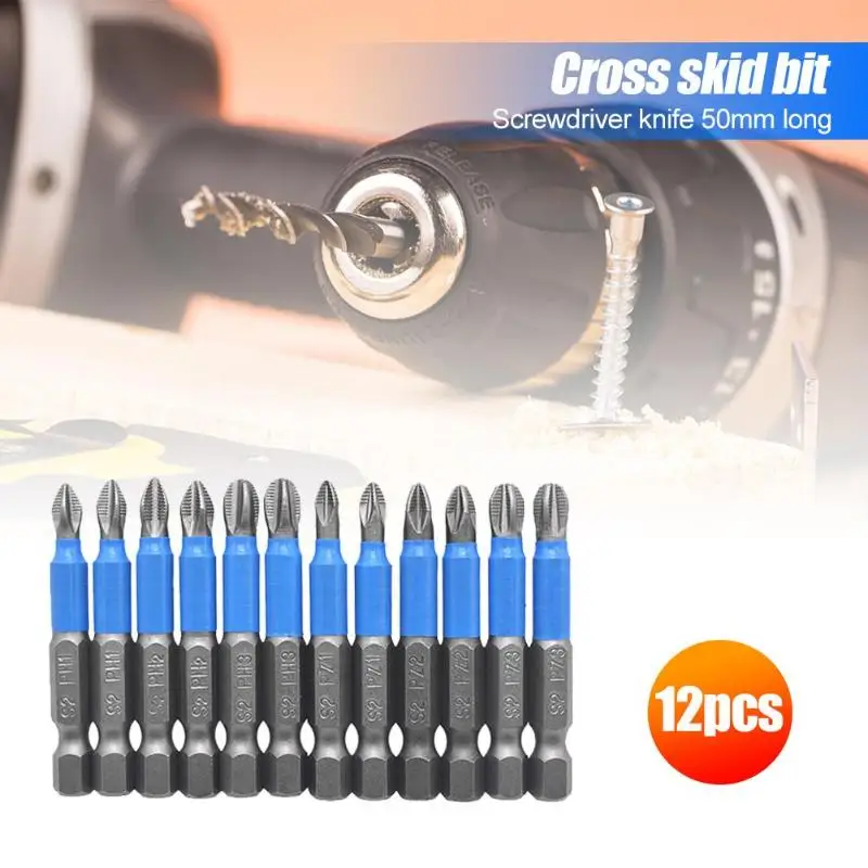 12 шт./компл. электрическая отвертка S2 PZ1 PZ2 PZ3 PH1 PH2 PH3|Отвертка| |