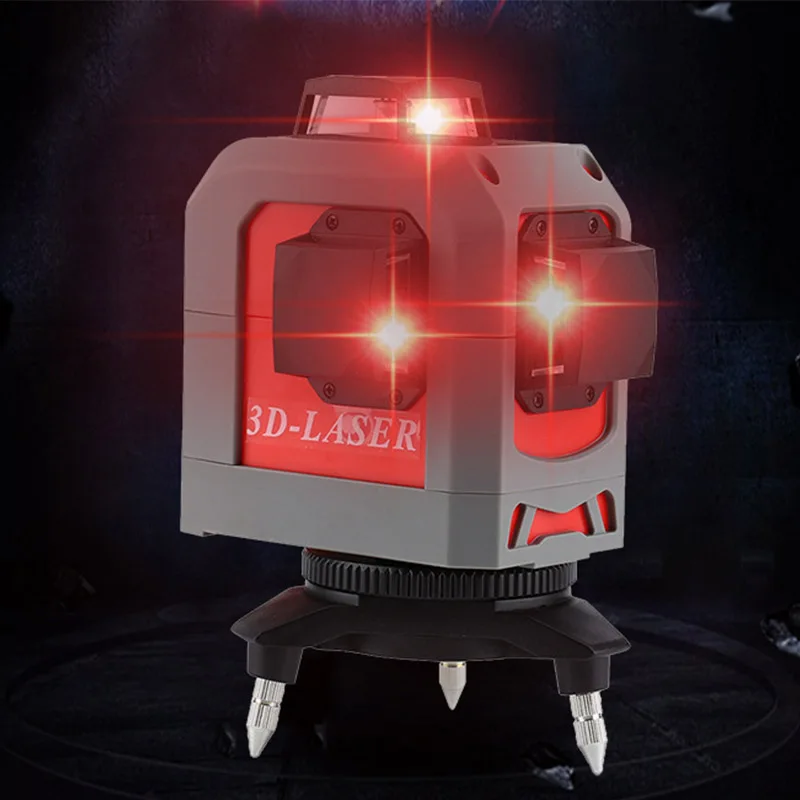 

High Precision FC-185S Laser Level Self-Leveling 360 Horizontal And Vertical Cross Super Powerful Red Laser Beam 12 Lines Laser