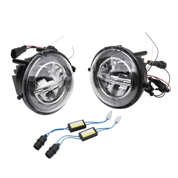 

2Pcs LED Fog Lamp with Angel Eyes DRL LED Daytime Running Lights for BMW Mini Cooper R55 R56 R57 R58 R59 R60 R61