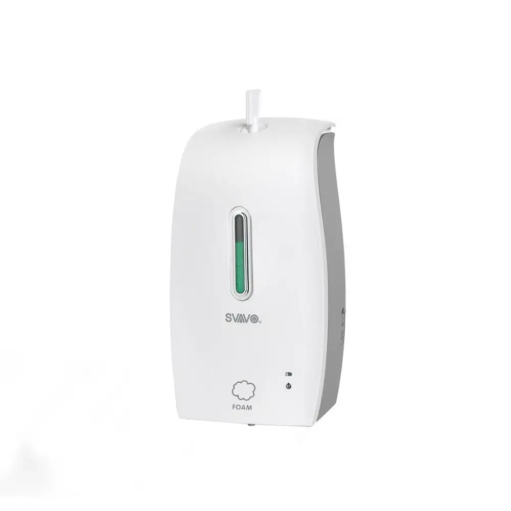 

SVAVO Automatic Foaming Soap Dispenser 600ml Touchless Wall Mounted Foam Soap Dispenser for Bathroom Toilet Office Hotel