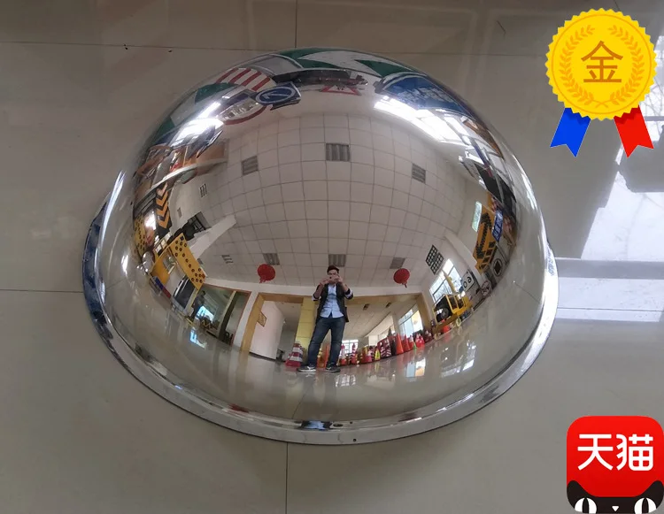

60 Cm Dome Mirror 1/2 Spherical Mirror Wide-Angle Lens Warehouse Supermarket Corner Convex Mirror