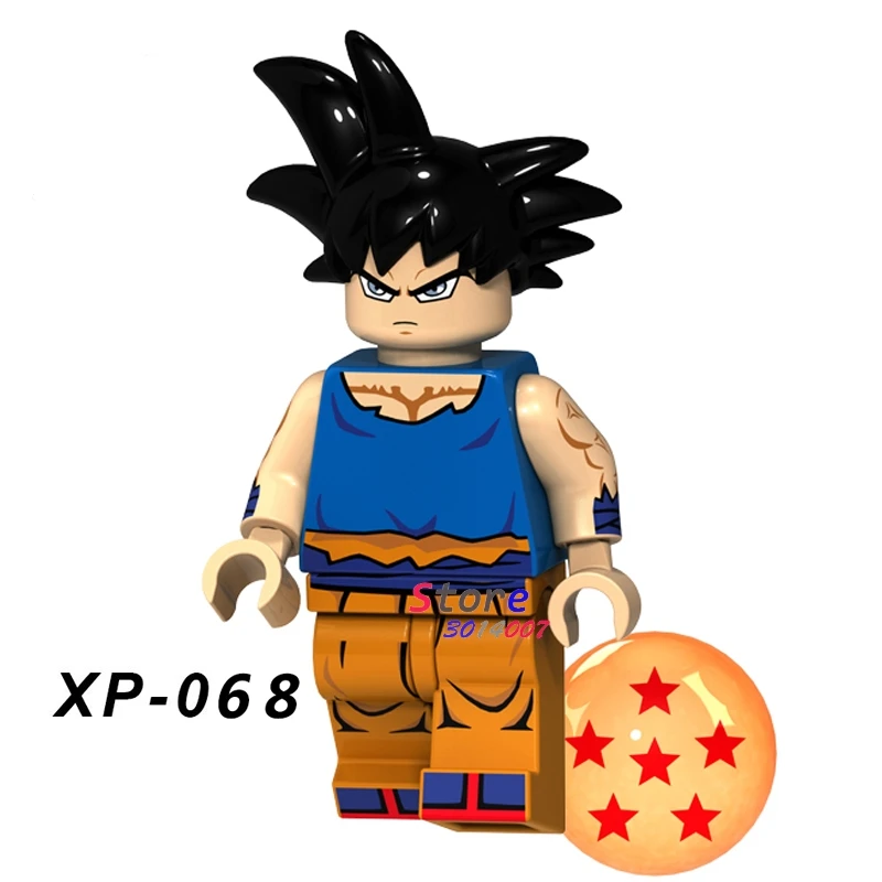 Один строительный конструктор Dragon Ball Z мультфильм серии Broli Vegeta Сон Гоку лопуха Модель Кирпичи Детские игрушки для детей - Цвет: XP068