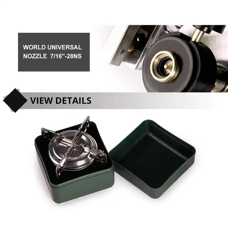 Apg Outdoor Camping Gas Stove Plastic Shell Anti-Scalding Valve Design Gas-Saving Copper Valve Design Automatic Electronic Ignit