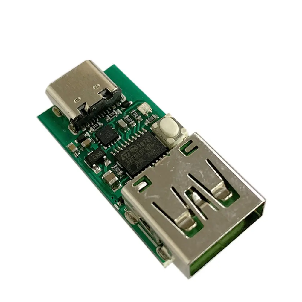 

ZY12PDN USB-C Type C PD2.0 PD3.0 Trigger to DC Spoof Scam Detector Portable Power Supply Switch Board Module