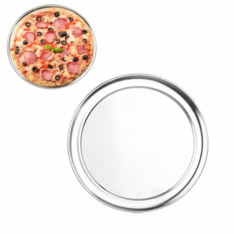 nonstick aluminum baking tools pizza pan (6)
