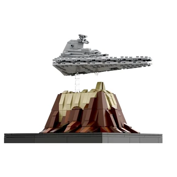 

Star Movie Wars Model Mini Scale Destroyer Over Jedha Technic Bricks Star Space Wars Fighters Building Blocks Assembly Toys Gift