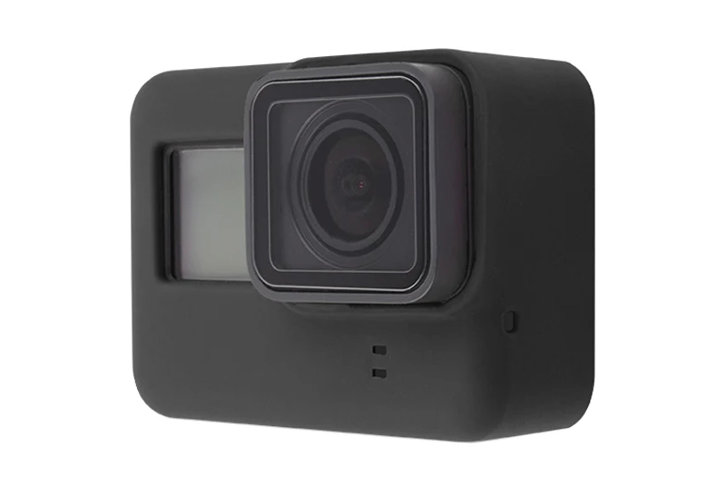 Для Go Pro аксессуар Мягкий силиконовый чехол кожа ж/крышка объектива Крышка для GoPro Hero 5 6 7 черная Экшн-камера