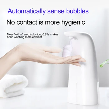 

Automatic Induction Soap Dispensers Sensor Liquid Foaming Soap Dispenser Infrared Foaming Hand Washer For Kitchen Bathroom