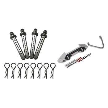 

1set Front Bumper Bumper Accessory for HPI VENTURE FJ Cruiser & 4PCS Car Shell Column Body Mount Pillar with 8PCS R Pins