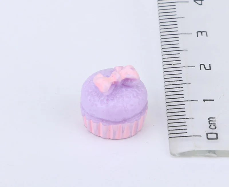 10 шт. милый 3D Торт плоская задняя DIY миниатюрная искусственная еда-муляж смола кабошон Декоративная кукла-медвежонок дом игрушка - Цвет: 5