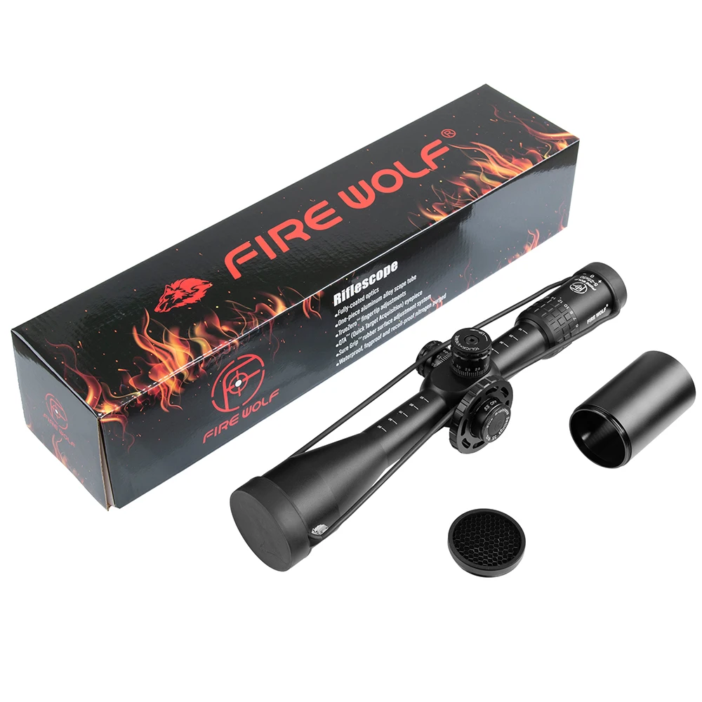 Тактический охотничий прицел FIREWOLF 5 25x50 Z1000 FFP большие створки для Маховиков