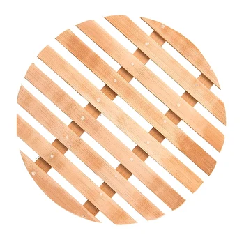 

Bamboo Steamer Cooker Household Water Rack Round Steamer Steamed Pot Mat Household Steamer Rack Steamer Rack (11In)