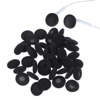 

40Pcs Sponge Covers Tips Black Soft Foam Earbud Headphone Ear pads Replacement For Earphone MP3 MP4 Moblie Phone