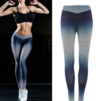 

High Quality Women Anti-Cellulite Compression Slim Leggings Gym Running Yoga Sport Pants MD99