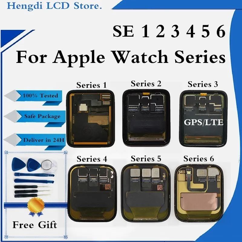 ЖК-экран для Apple Watch Series 4 Series 5, сенсорный ЖК-экран для Apple  Watch 1 Series 2, дисплей для iWatch 3 iWatch 6 | Мобильные телефоны и  аксессуары | АлиЭкспресс