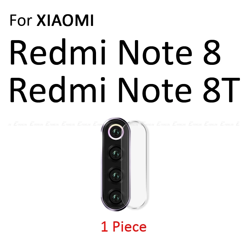 For Redmi Note 8 Защитная пленка из закаленного стекла для задней камеры Xiaomi mi 9T 9 SE 8 A3 A2 Lite 6X Max 3 Red mi Note 8T 5 6 7 Pro F1 10 - Цвет: For Redmi Note 8