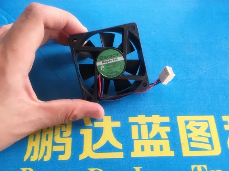 SUNON строит KDE1206PHV2 12V 6015 6cm тихий maglev проекционный мониторинг охлаждающий вентилятор