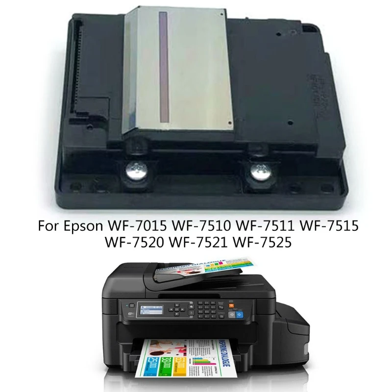 Durable negro cabezal de impresión para impresora Epson WF7520 7525 7510  L655 L565 2661 de 2750 MG, 6310, 6320, 6350, 6380, 7120, 7150 J0PB|Piezas  de impresora| - AliExpress