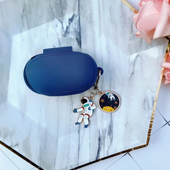 

Silicone Cover for Samsung Galaxy Buds / Buds+ Plus Case Bluetooth Earphone Charging Box Headset Bag Cute Spaceman Decoration