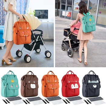 

Maternity Bags Mommy Mommy Backpacks Cartoon Patchwork Waterproof Baby diaper bag Large Capacity Travel Backpacks
