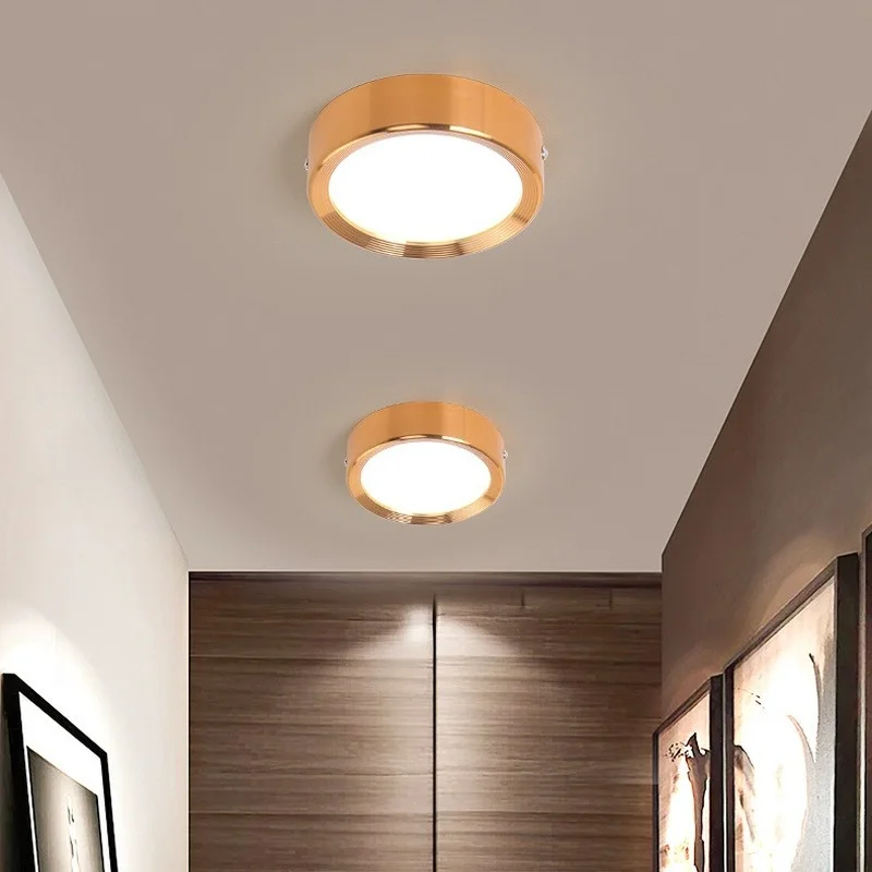 

Small ceiling lamp simple style fashion downlight living room dining room bedroom corridor aisle macarons color downlight