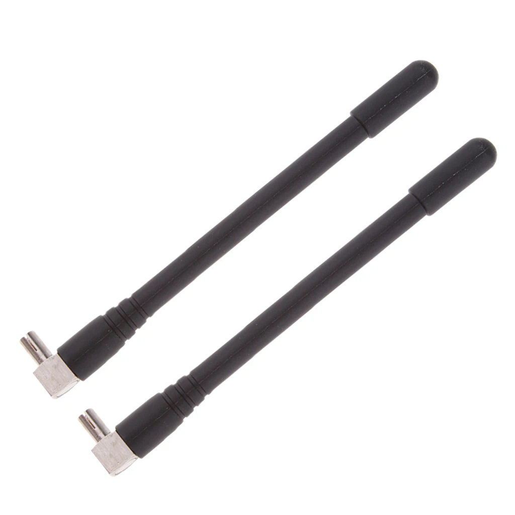 2Pcs TS9 Connector Antenna Black 4G Network Mini Omni for Wireless Router