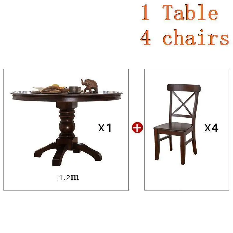 Pliante Langer A Manger, современный стол Juego De Eettafel, деревянный круглый стол для кухни, стол для столовой - Цвет: Version D