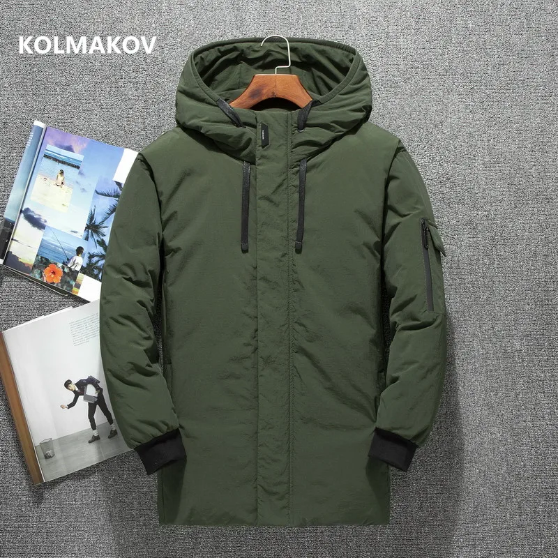 Новое поступление 2020 мужская одежда kolmaov пальто на утином пуху для мужчин зимние