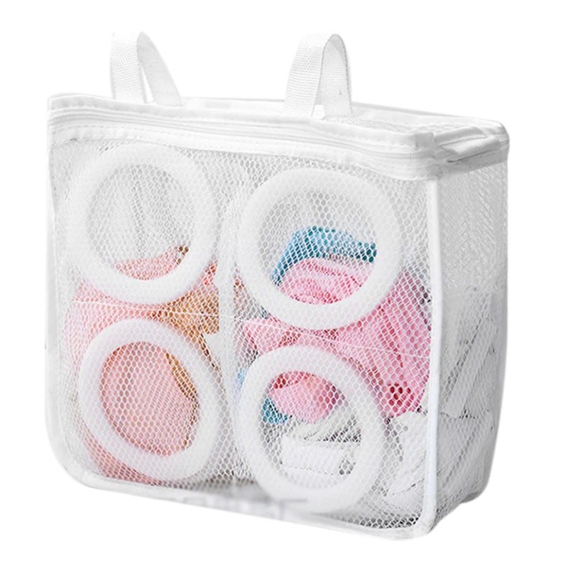 Hanging Dry Sneaker Mesh Laundry Bags, 3 Pack Shoes Protect Wash Machine Home Storage Organizer Accessories Supplies