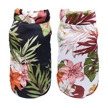 

Winter Dog Clothes Pet Flowers Printed Padded Cotton Vest Jacket Coat 2 Legged Clothing For Small Medium Dogs Teddy Clothing