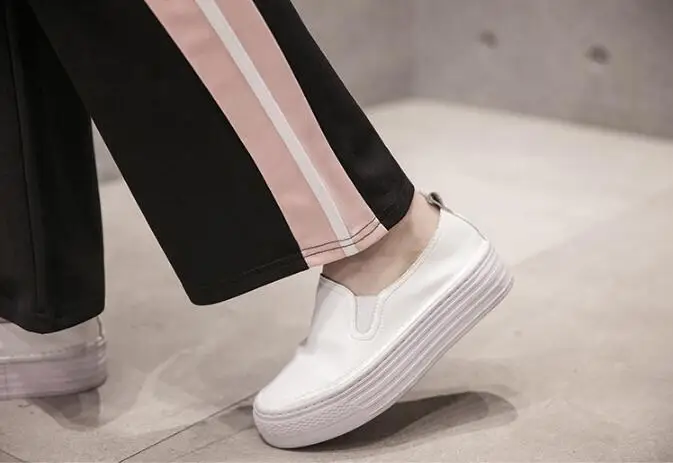 Maternity Loose Contrast Color Trousers Pregnant Flare Pants Causal Women Pant