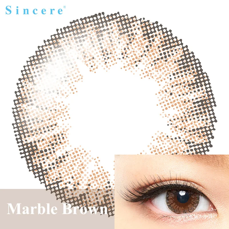 Marble Brown Контактные линзы коричневого цвета для глаз коррекция зрения уход за здоровьем ежемесячный бросок используется в течение 30 дней фирменные контактные линзы - Цвет: Marble Brown