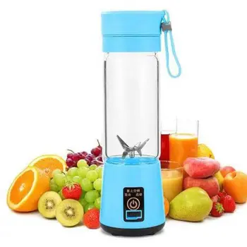 

380ML Electric USB Rechargeable Portable Juicer Smoothie Blender Machine Mixer Juice Cup Maker Fast Blenders Food Processor