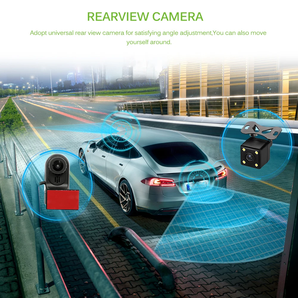 Автомобильный мультимедийный плеер Onever, Авторадио, 2 Din, Android 8,1, gps, автомобильный проигрыватель заднего вида, Bluetooth плеер, 7 дюймов, автомобильное радио