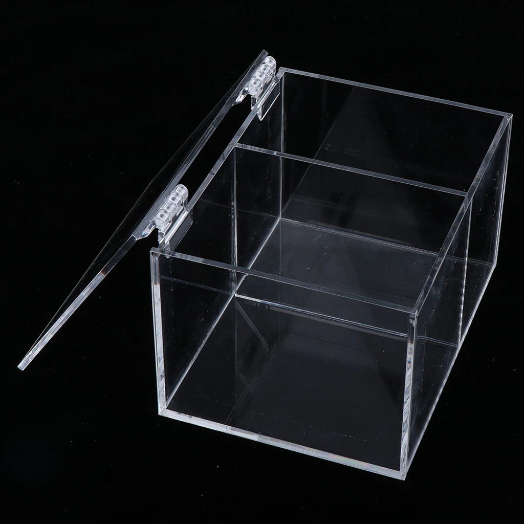 Display Acrylic Holder with Deck Shelf, for Action Figures Diecast Model Toy Cars, 4.33x3.54x5.91inch