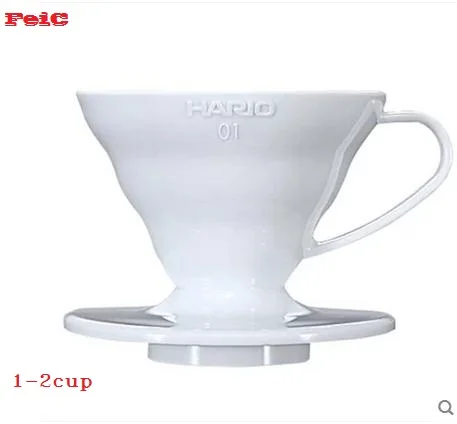 FeiC 1 шт. капельница для кофе V60 термостойкая смола (не керамика) брикет 02 4 чашки бариста|Фильтры кофе| |