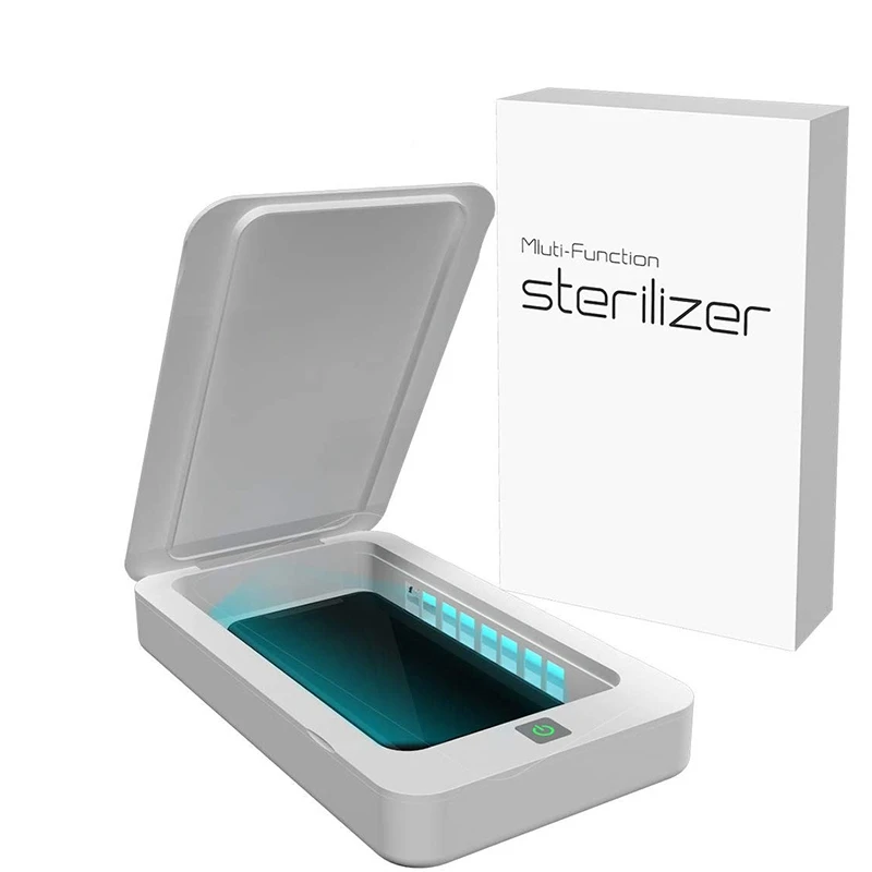 

UV Smart Phone Cleaner, Portable Phone Cleaner, Aroma Cleaner, iPhone Cleaner Box with USB Charging Function (For IOS Android Ph