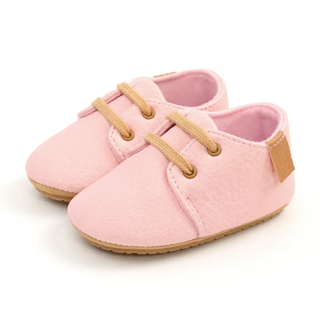 New Multicolor Toddler Rubber Sole Anti-slip Retro Leather Shoes 13