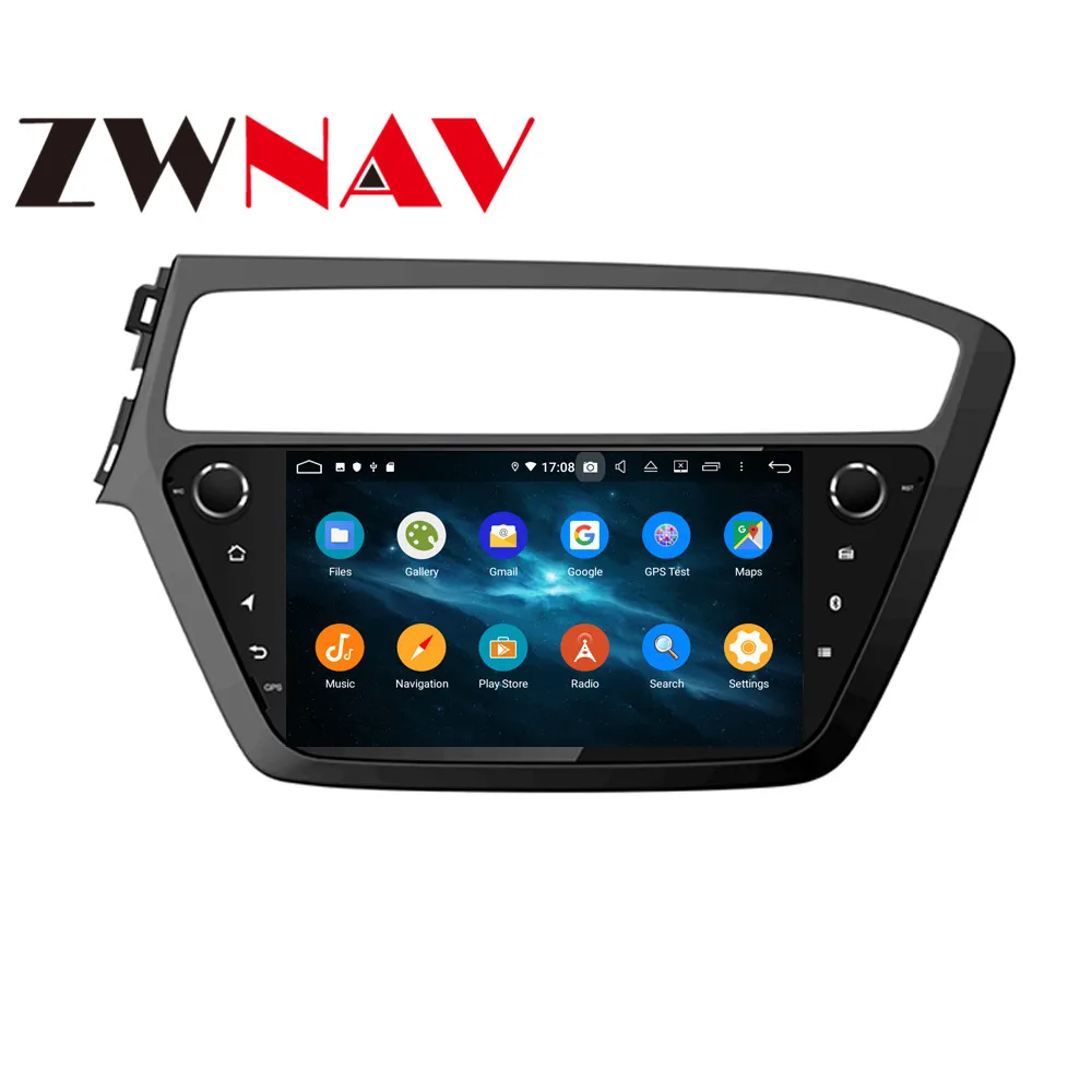 Perfect Android 9 4+64G DSP IPS Car Player GPS Navigation For HYUNDAI  I20 2018 Head Unit Multimedia Player Tape Recorder 3