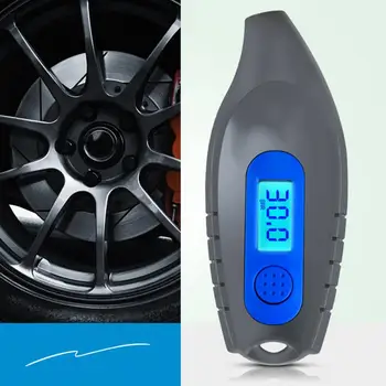 

Tire Pressure Gauge Precision Tire Pressure Gauge Digital Car Motorcycle BikeTire Pressure Test Tool (with cell lithium battery)