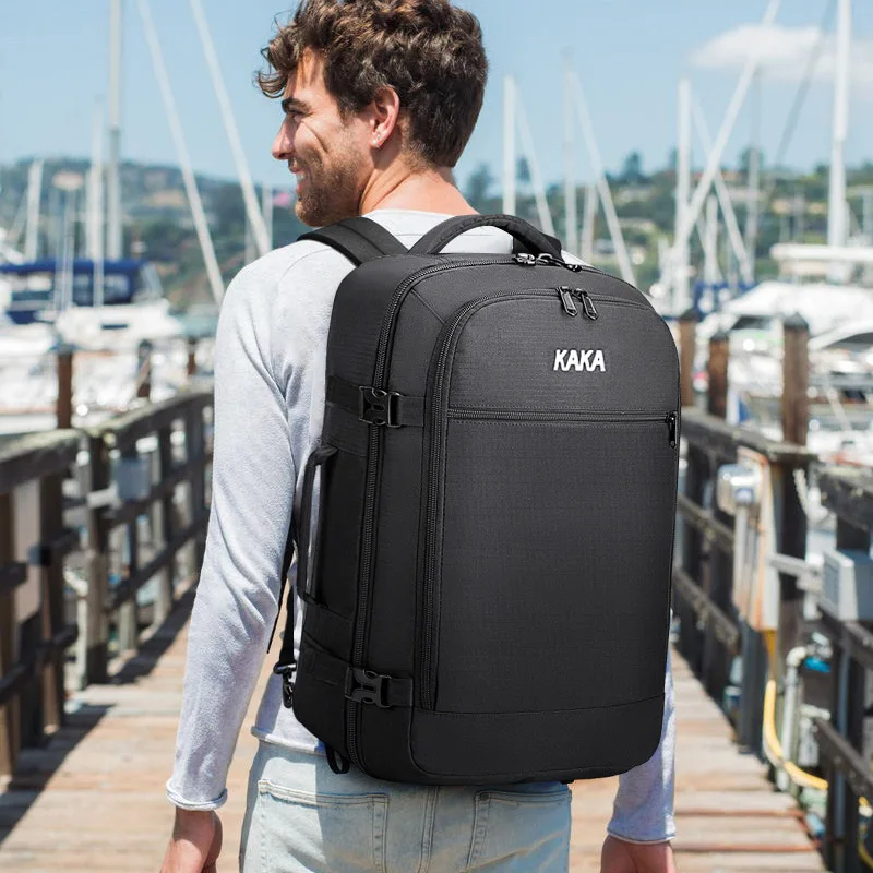

2019kaka New Style Fashion Casual Versatile Oxford Cloth Anti-Spillage Multi-functional Large-capacity Backpack Men's Backpack